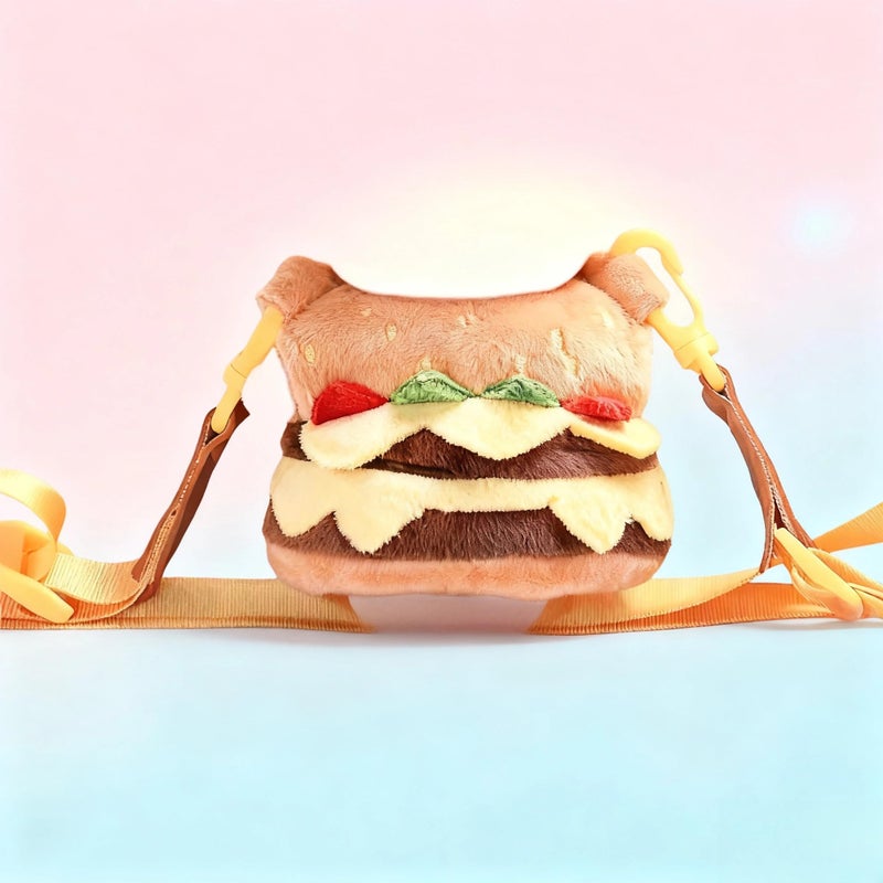 VVQUI 2026 New Adorable One-Piece Hamburger Clothes for 17cm Dolls, Outfits for Clothes Set, Cute Dolls Keychain Accessories (Doll Not Included) - Image 3